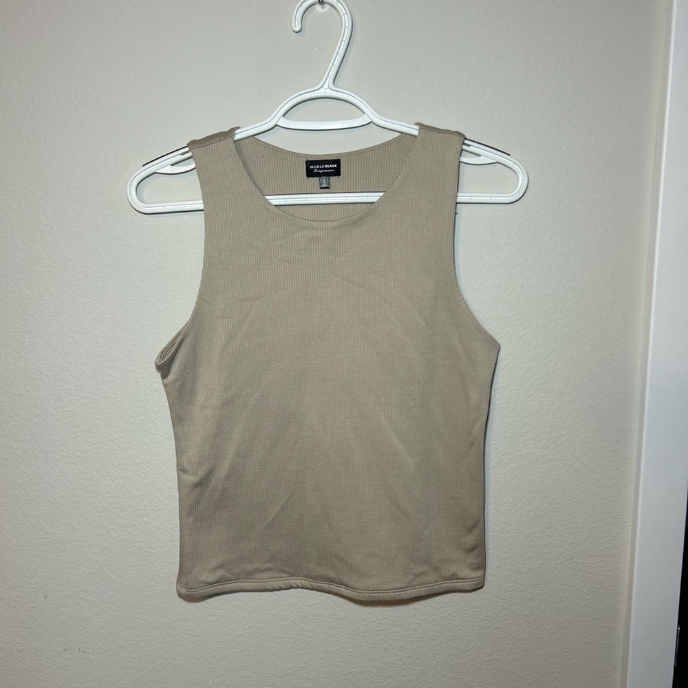 Buckle Tan Shapewear Tank